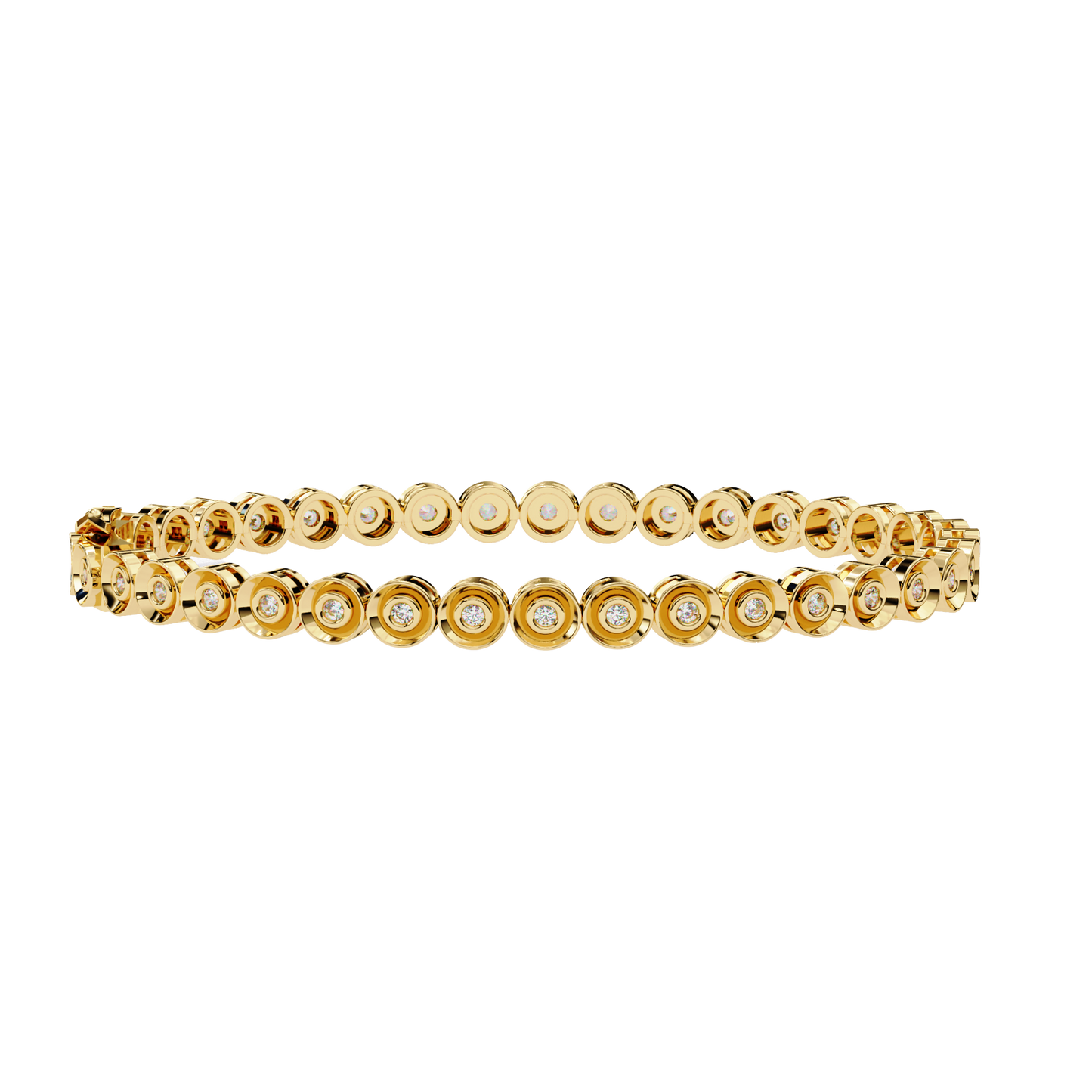 5 ct to 20 ct Diamond Tennis Bracelet in 10k Gold