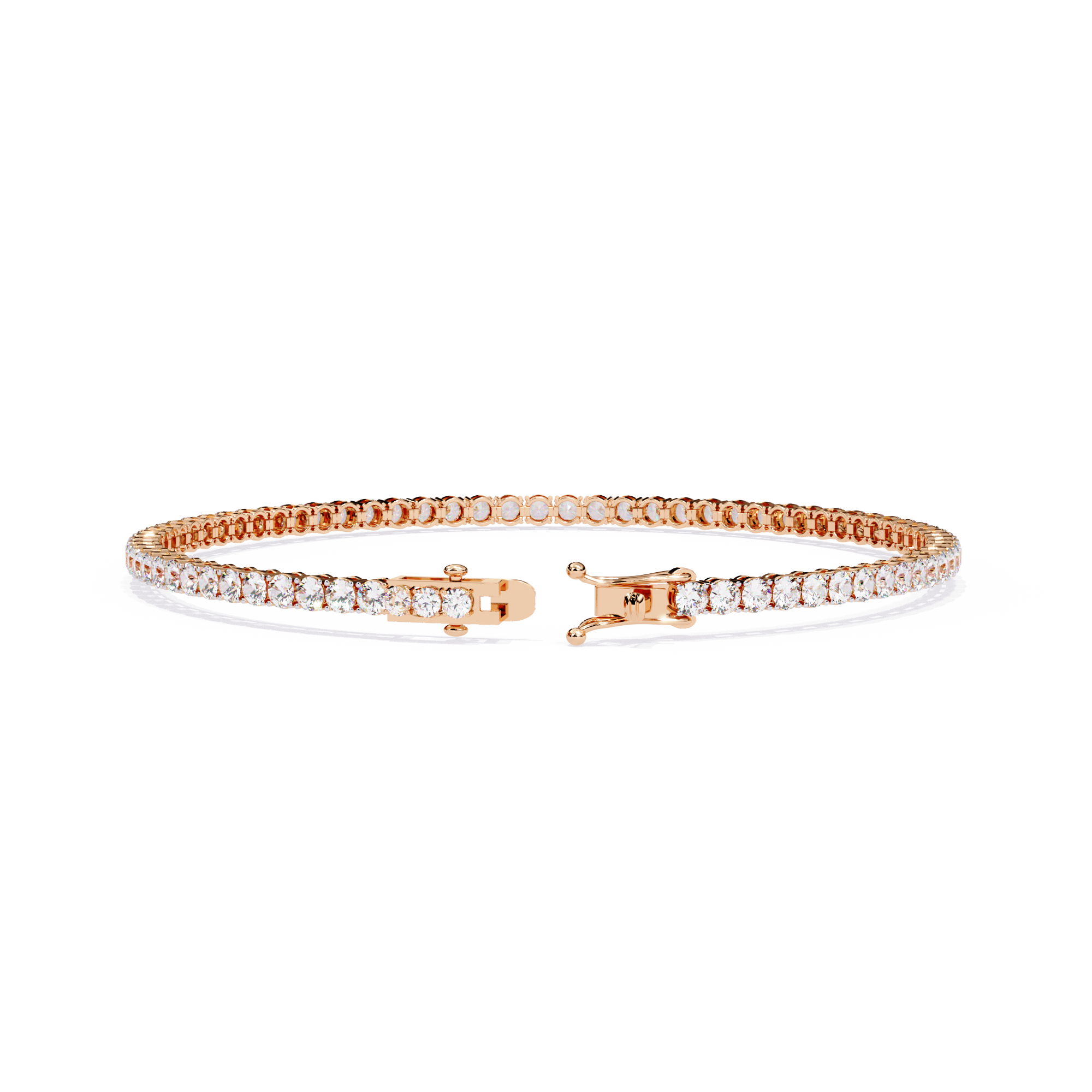 Slim Diamond Tennis Bracelet