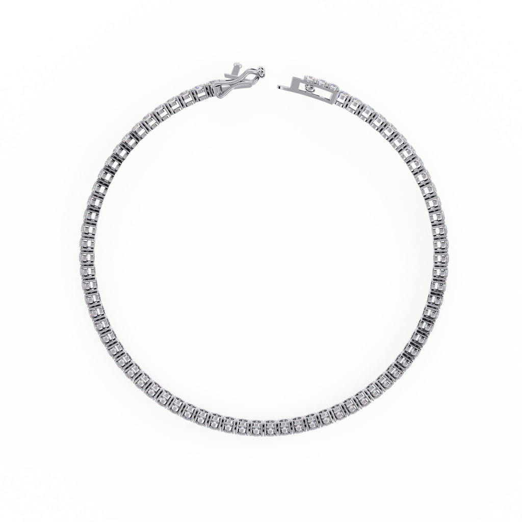 Slim Diamond Tennis Bracelet
