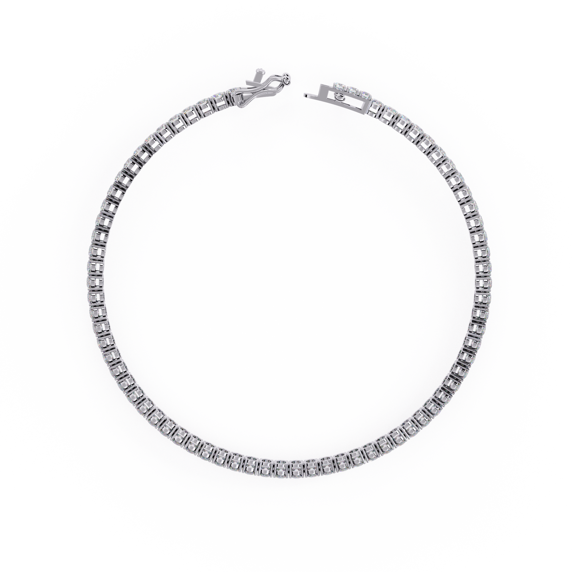 Slim Diamond Tennis Bracelet