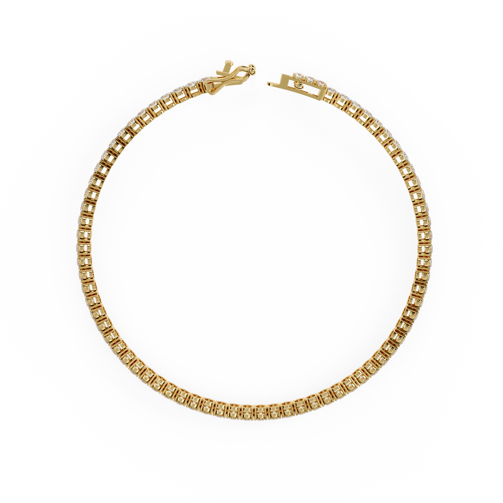 Slim Diamond Tennis Bracelet