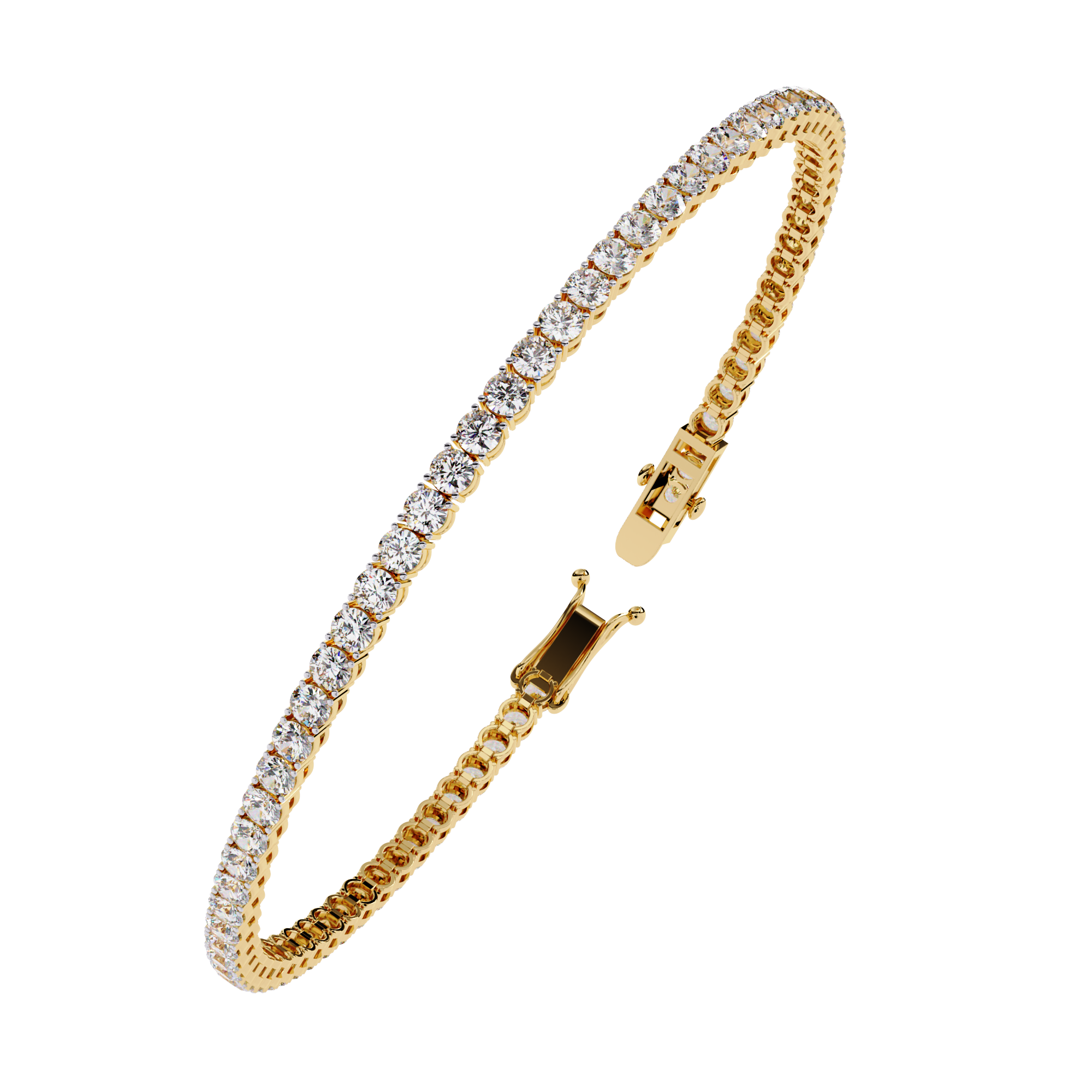 Slim Diamond Tennis Bracelet
