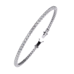 Slim Diamond Tennis Bracelet