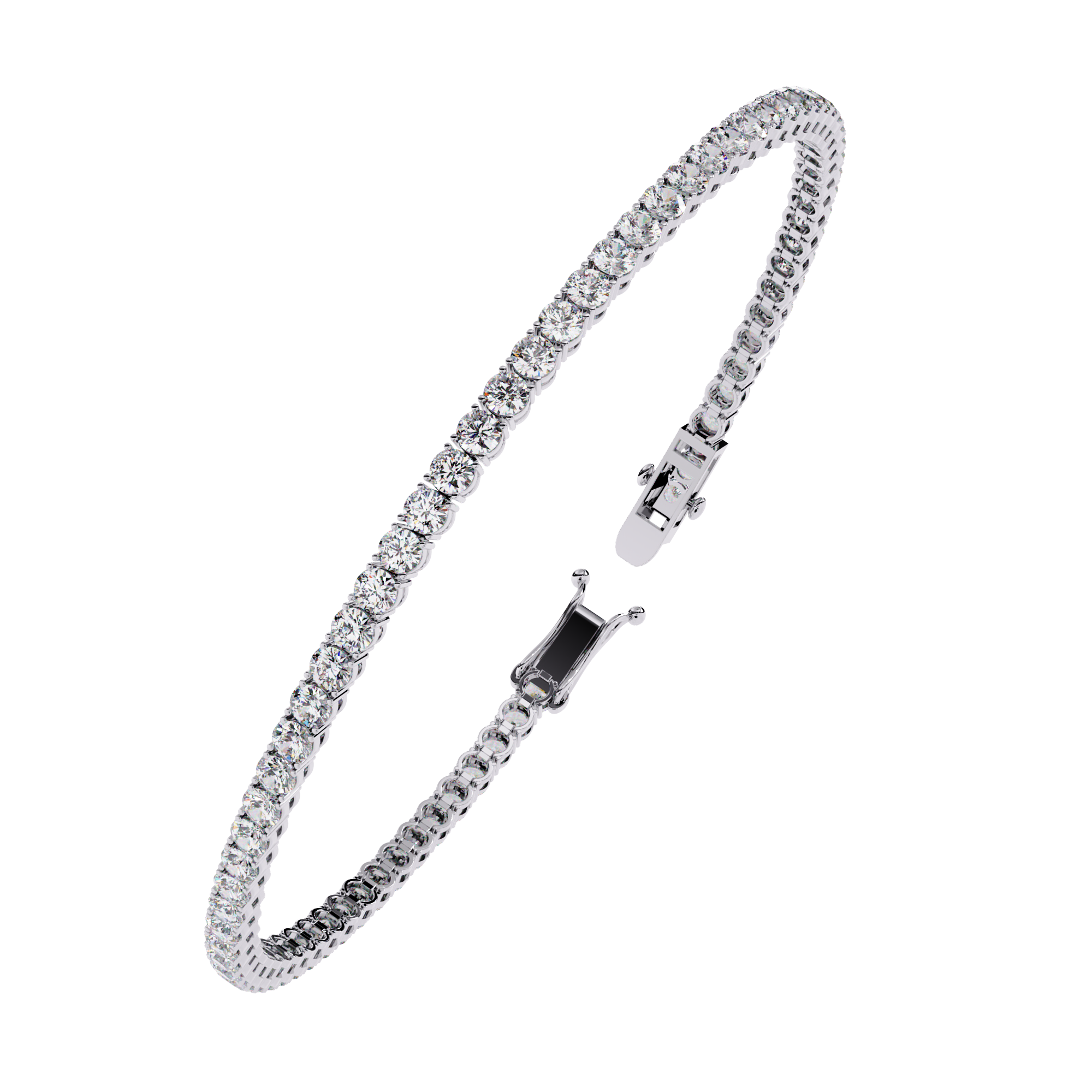 Slim Diamond Tennis Bracelet