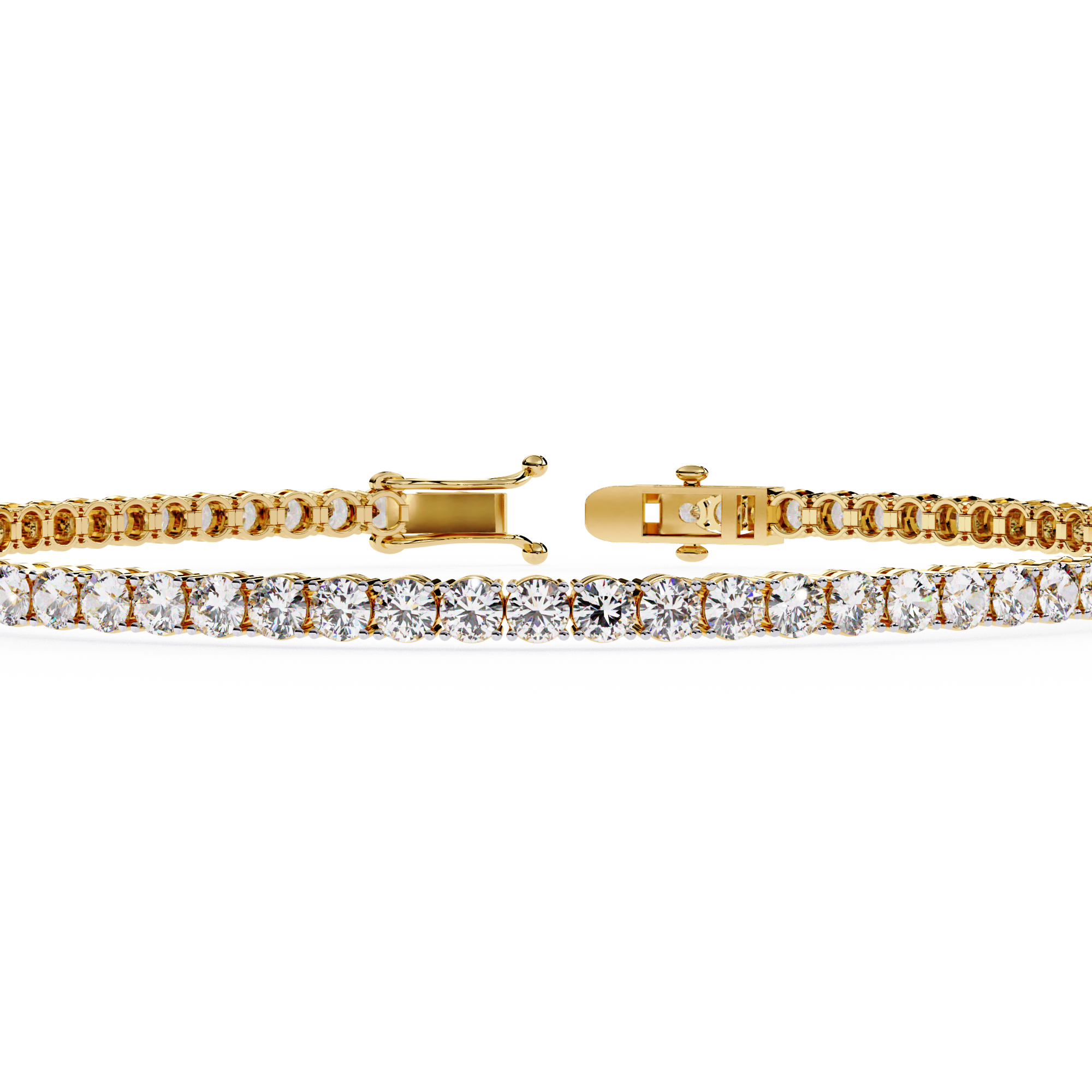 Slim Diamond Tennis Bracelet