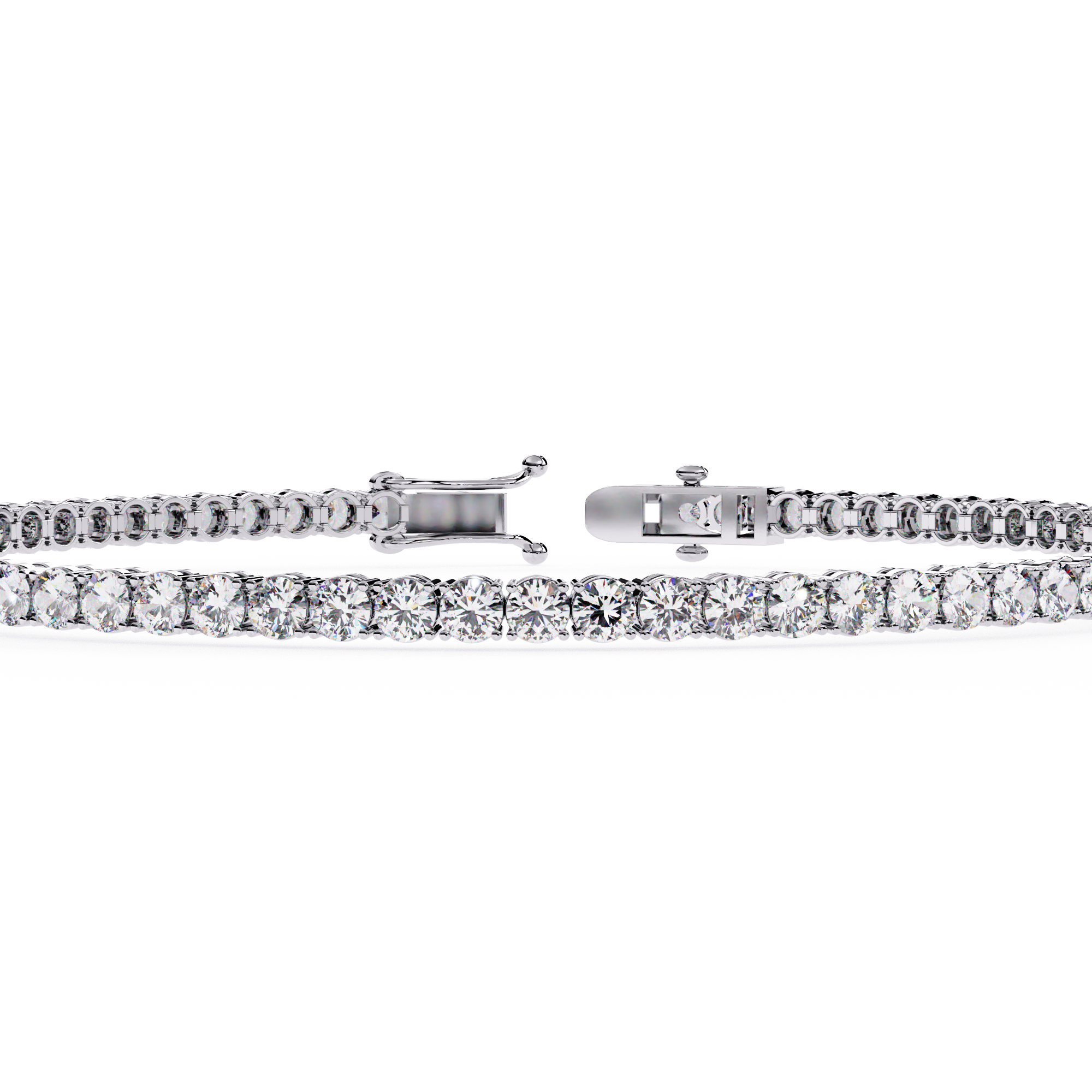 Slim Diamond Tennis Bracelet