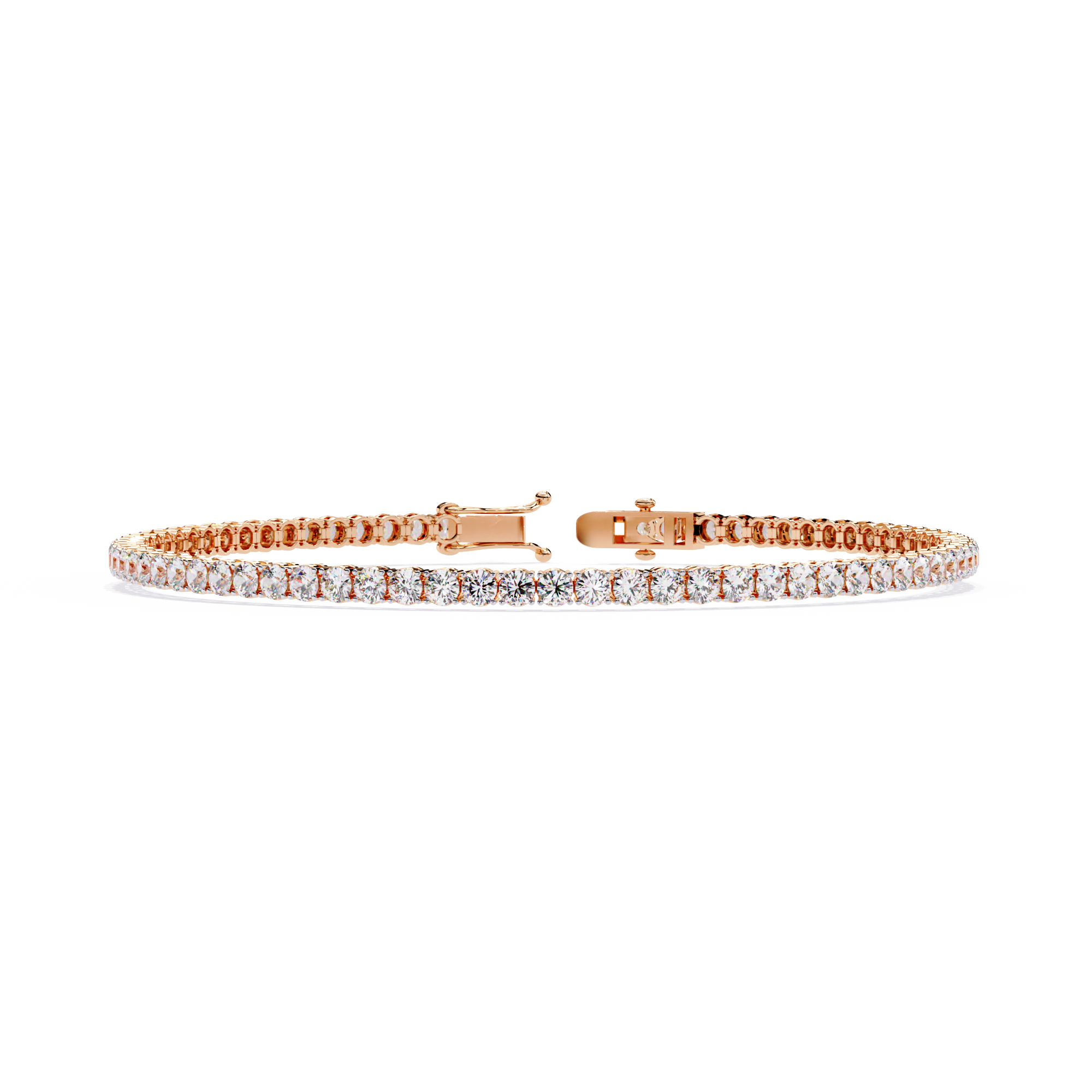 Slim Diamond Tennis Bracelet