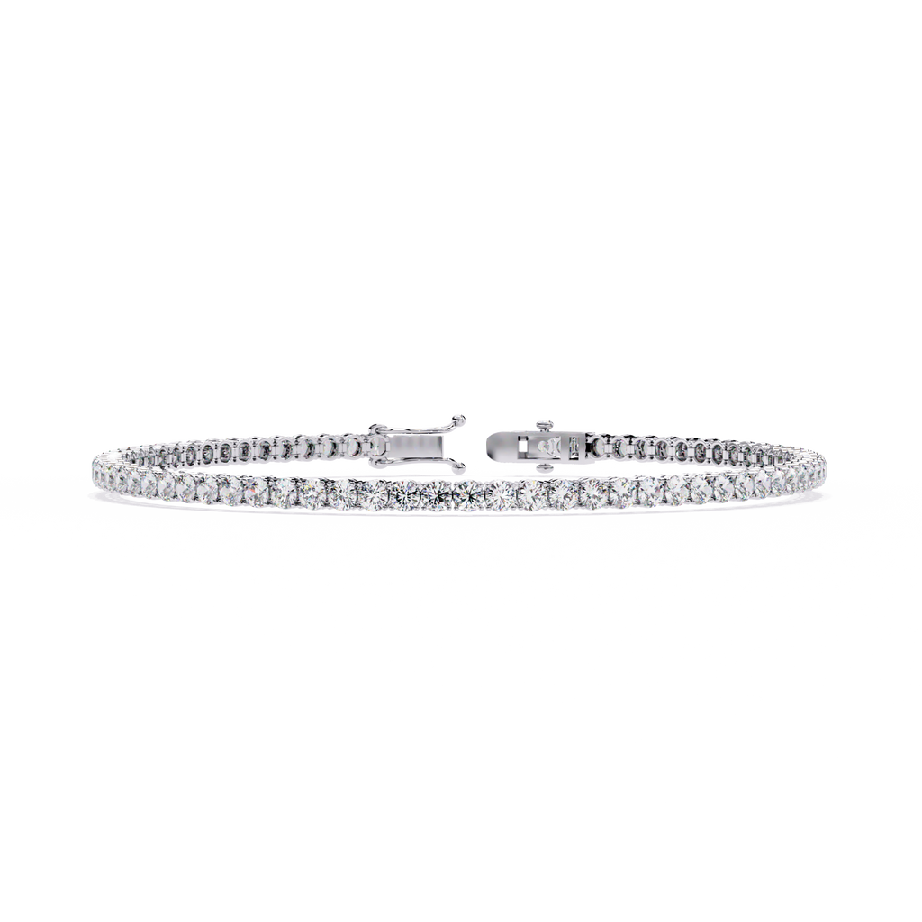 Slim Diamond Tennis Bracelet