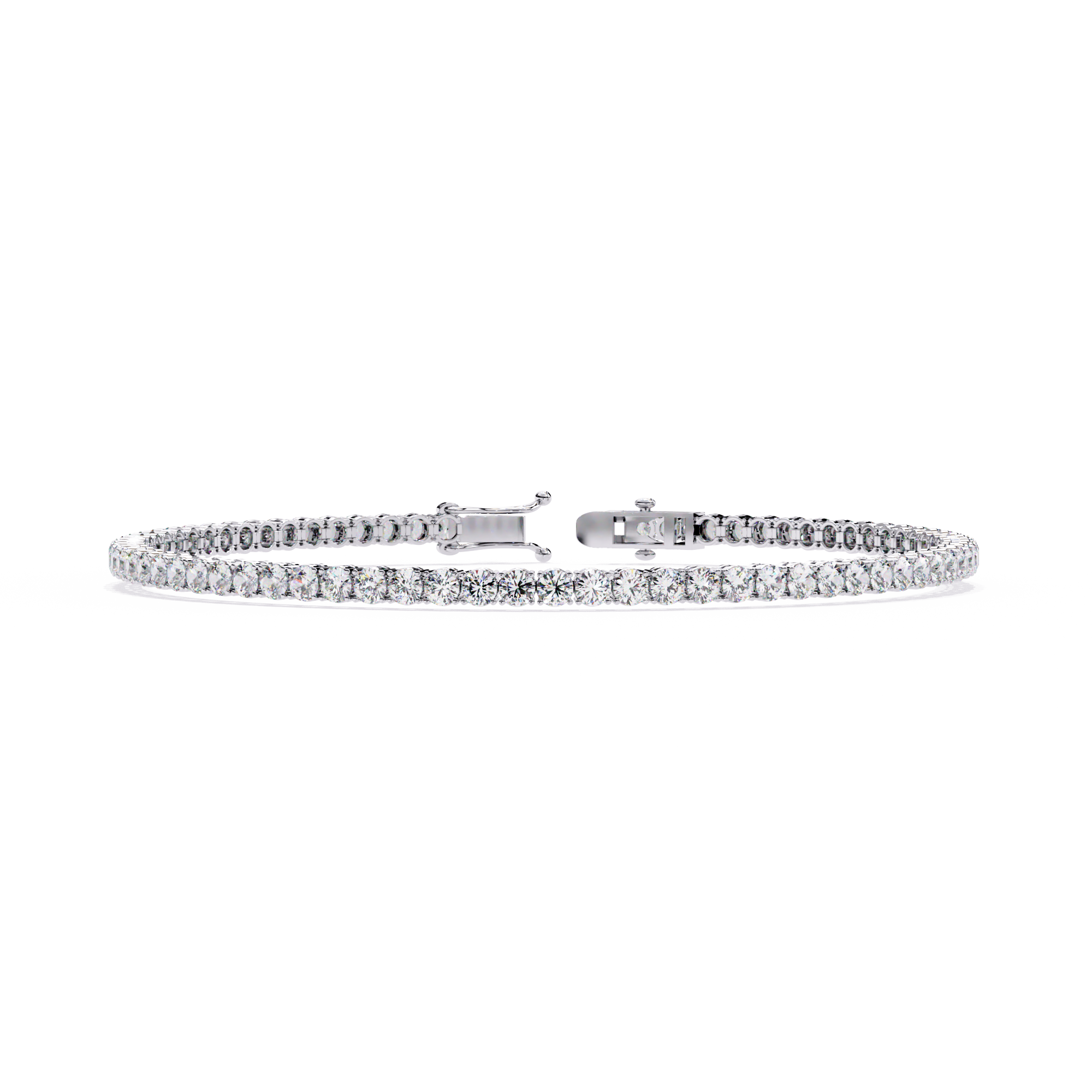 Slim Diamond Tennis Bracelet