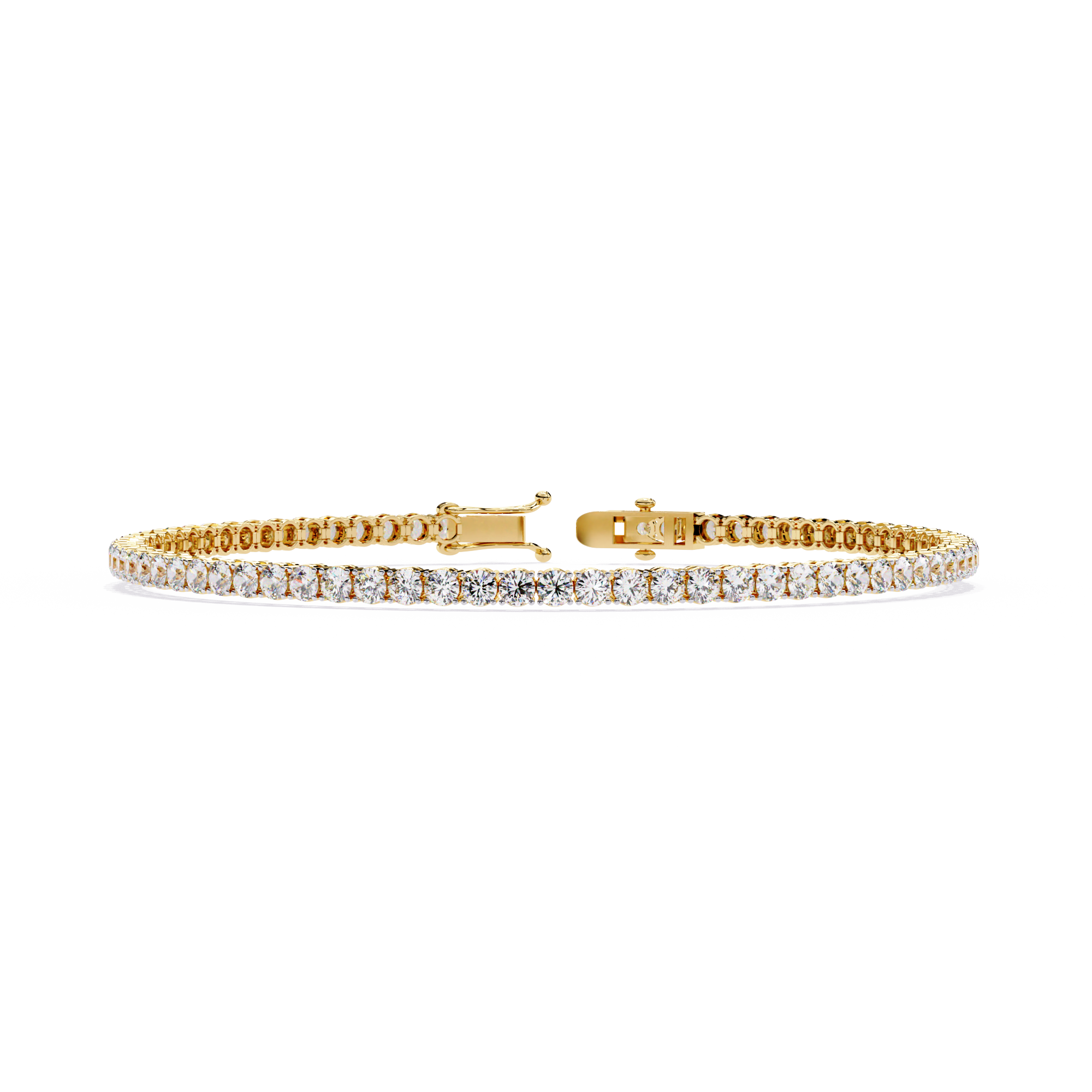 Slim Diamond Tennis Bracelet