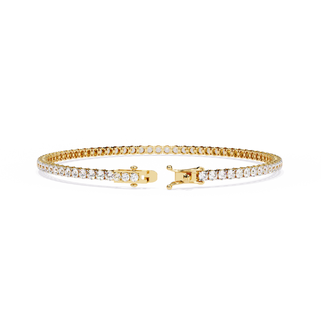 Slim Diamond Tennis Bracelet
