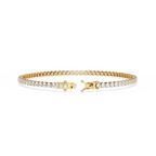 Slim Diamond Tennis Bracelet