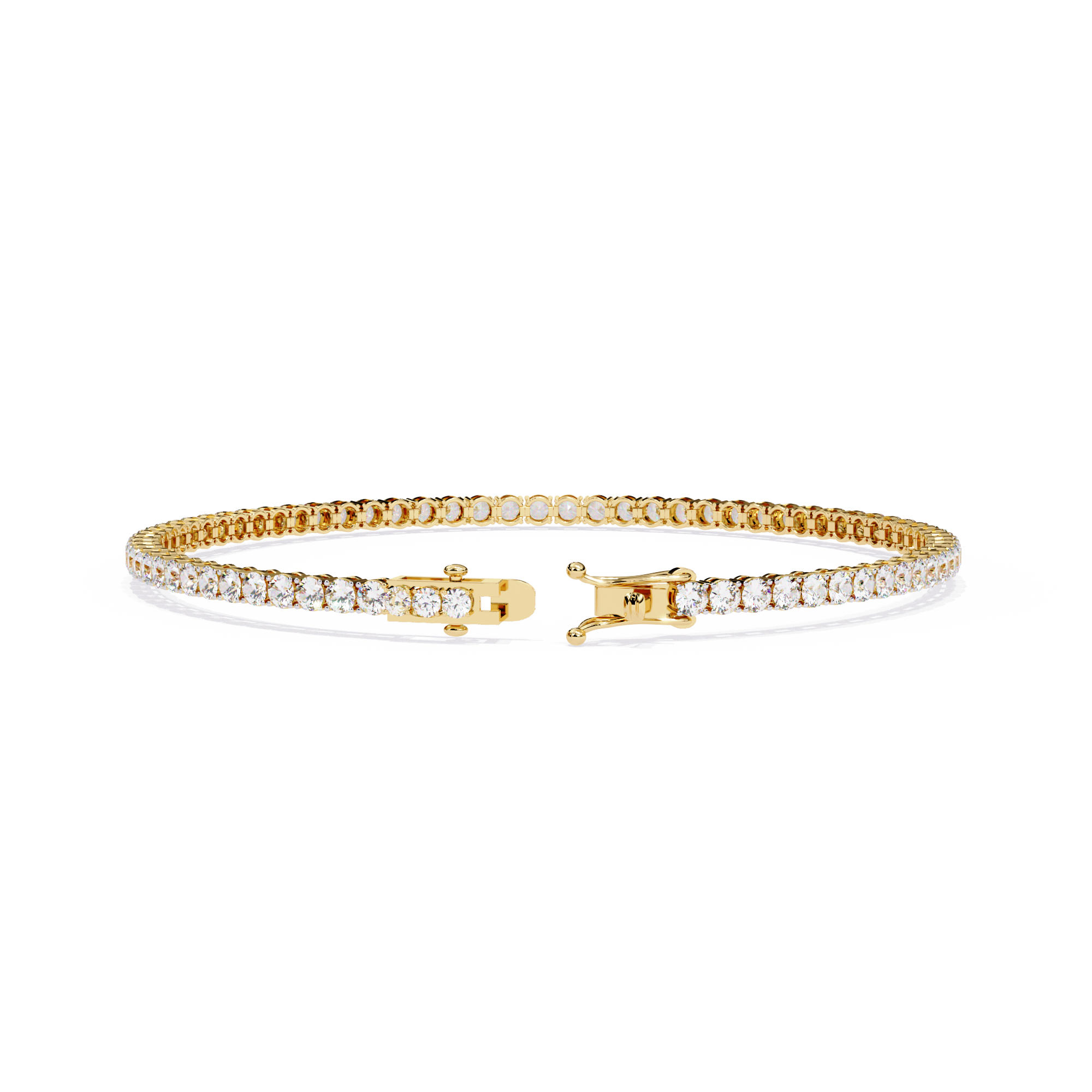 Slim Diamond Tennis Bracelet