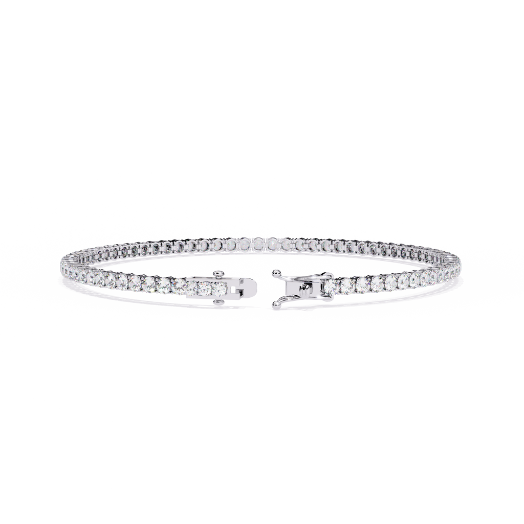 Slim Diamond Tennis Bracelet