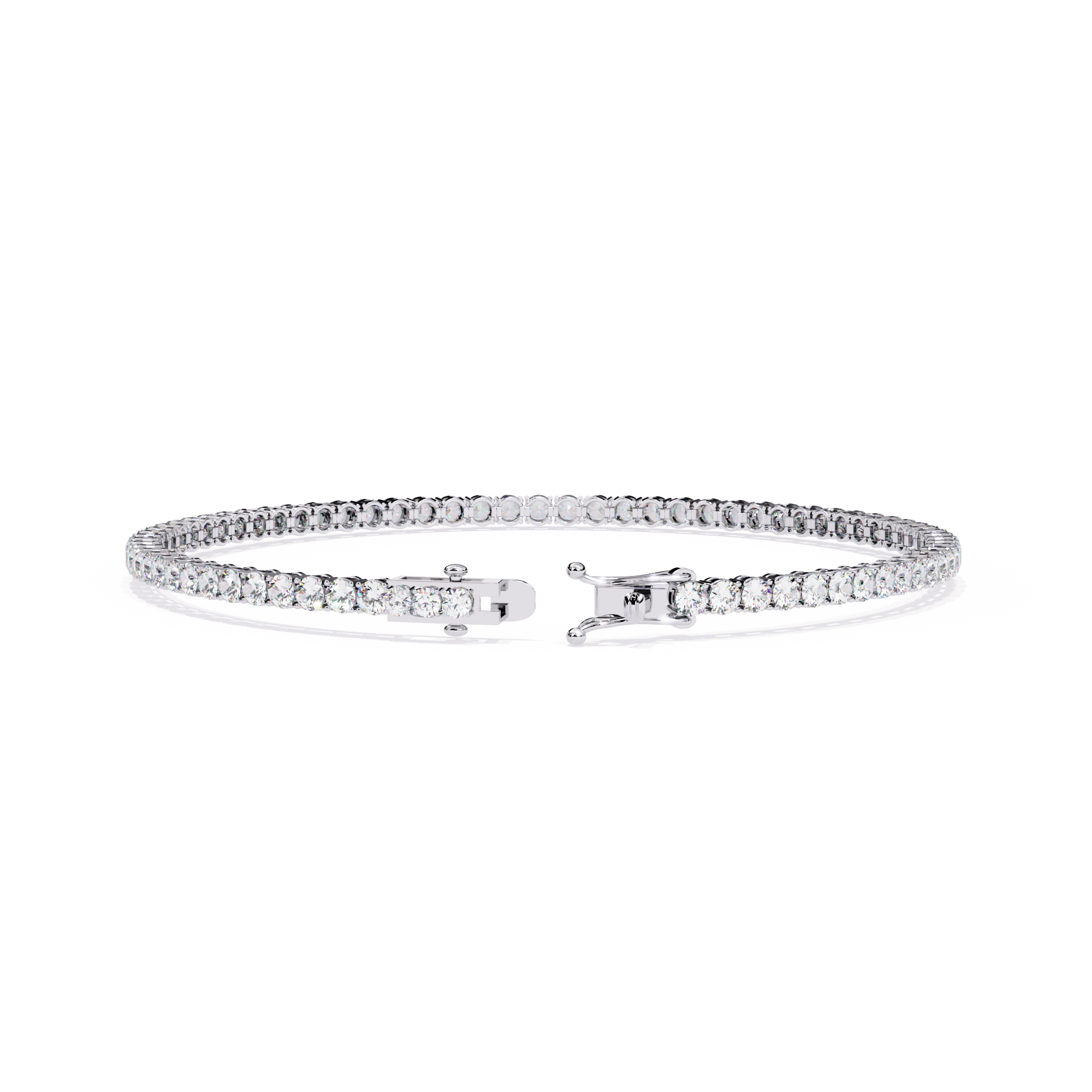 Slim Diamond Tennis Bracelet