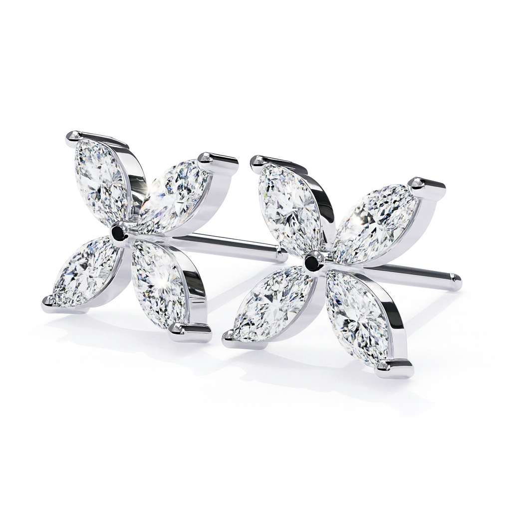 2 Carat Lily Diamond Stud Earrings