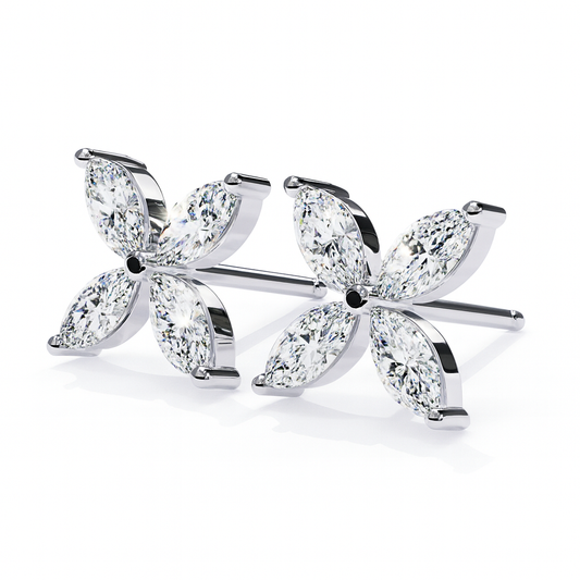 2 Carat Lily Diamond Stud Earrings