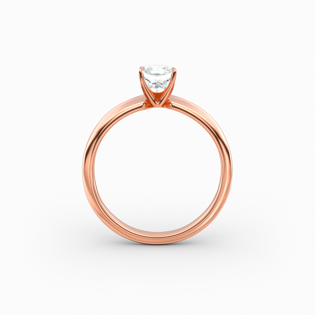 2 ct to 8 ct Solitaire Plus Oval Diamond Engagement Ring Mounting