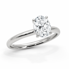 Oval Cut Solitaire Ring
