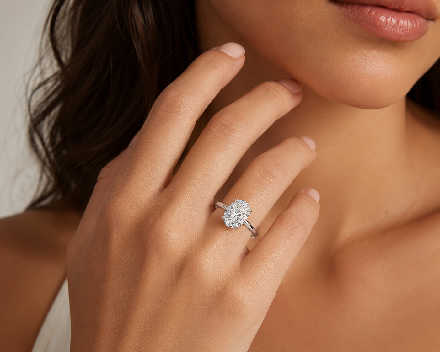 Oval Cut Solitaire Ring