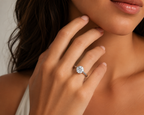Round Twisted Solitaire Ring