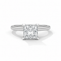 Princess cut Solitaire Ring