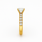 Diavont Vintage Channel-Set Round Cut Diamond Engagement Ring