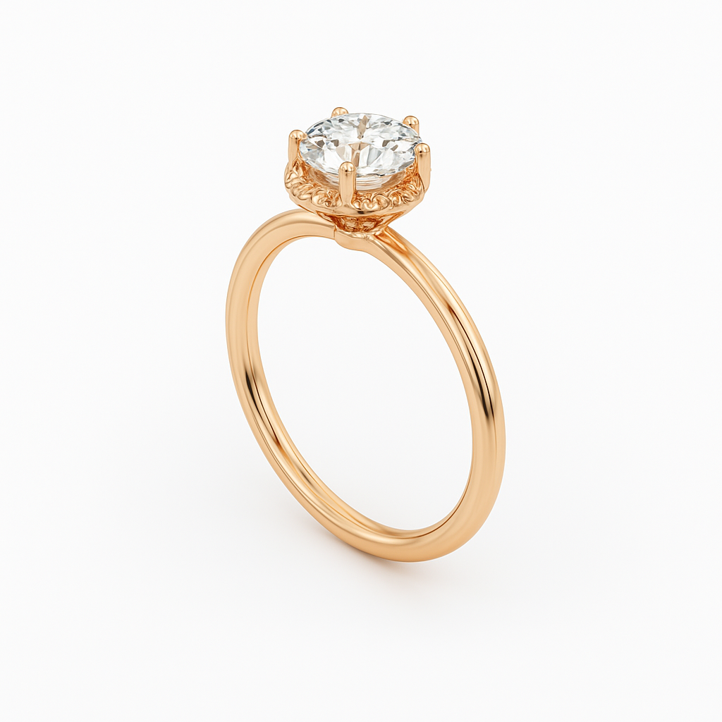 2 ct to 8 ct Diavont Hexagon Halo Engagement Ring