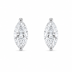 Marquise-Cut Diamond Solitaire Studs