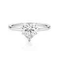 2 ct to 8 ct Diavont Heart-Cut Diamond Solitaire Engagement Ring Mounting