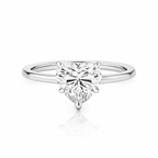 2 ct to 8 ct Diavont Heart-Cut Diamond Solitaire Engagement Ring Mounting