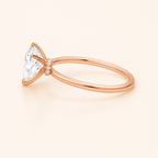 2 ct to 8 ct Diavont Heart-Cut Diamond Solitaire Engagement Ring Mounting