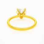 2 ct to 8 ct Diavont Heart-Cut Diamond Solitaire Engagement Ring Mounting