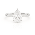 2 ct to 8 ct Diavont Pear-Cut Diamond Solitaire Engagement Ring Mounting