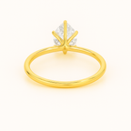 2 ct to 8 ct Diavont Pear-Cut Diamond Solitaire Engagement Ring Mounting