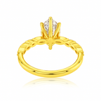 2 ct to 8 ct Diavont Marquise-Cut Diamond Engagement Ring Mounting