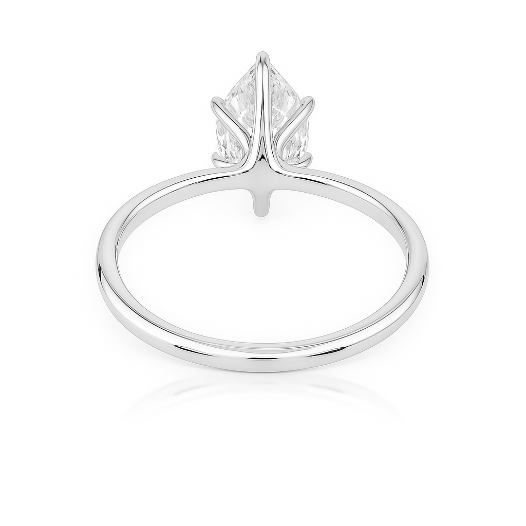 2 ct to 8 ct Diavont Marquise-Cut Diamond Solitaire Engagement Ring Mounting