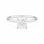 2 ct to 8 ct Diavont Princess-Cut Diamond Solitaire Engagement Ring Mounting