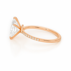 2 ct to 8 ct Diavont Princess-Cut Diamond Engagement Ring Mounting