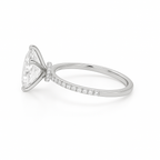 2 ct to 8 ct Diavont Princess-Cut Diamond Engagement Ring Mounting
