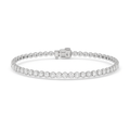 10 ct to 20 ct Round Diamond Bezel Bracelet - Elegance 10k Gold