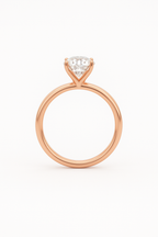 2 Carat to 8 Carat Classic Solitaire Round Diavont Engagement Ring Mounting