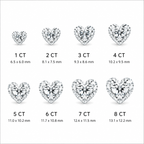Heart Cut Diamond Pendant with Chain