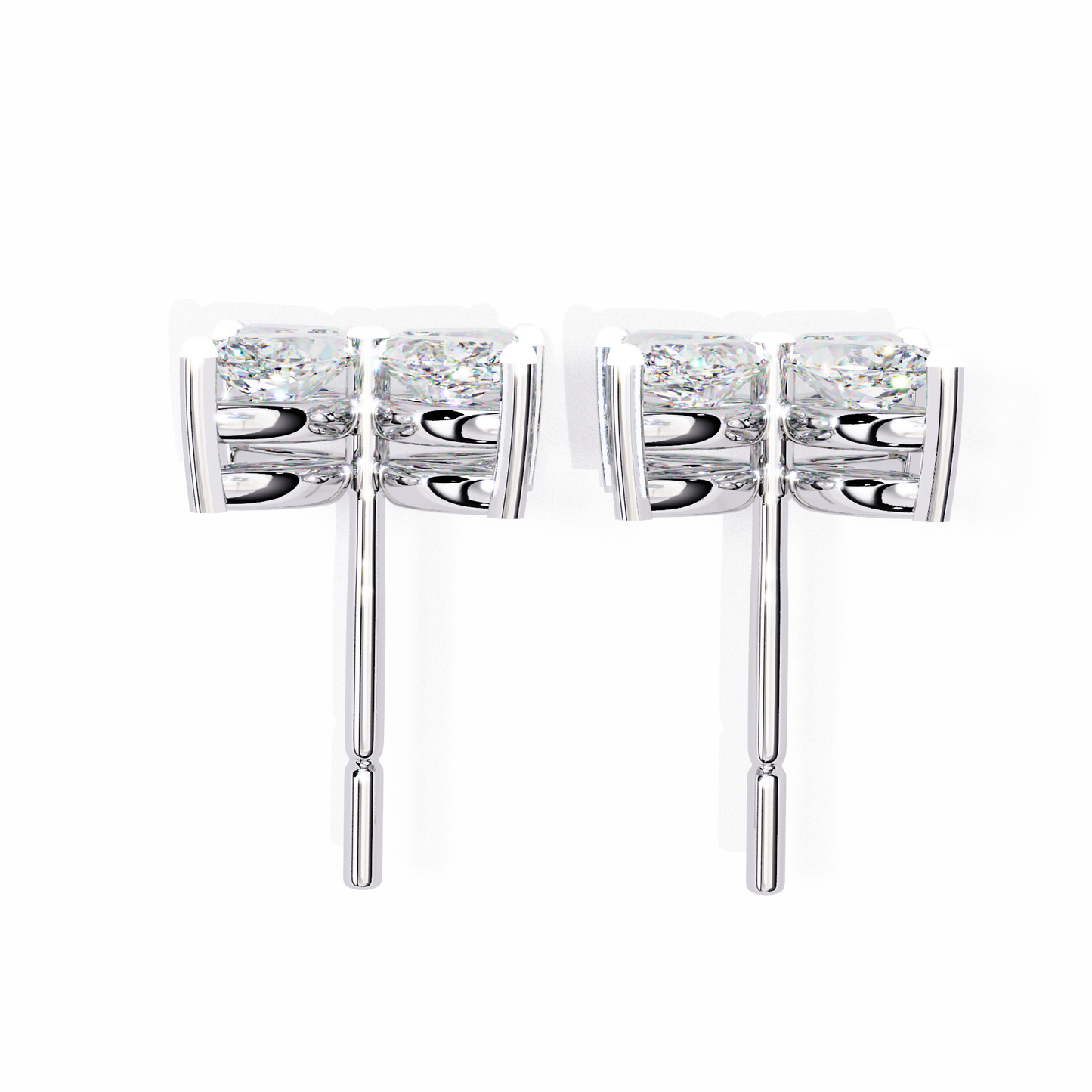 2 Carat Lily Diamond Stud Earrings