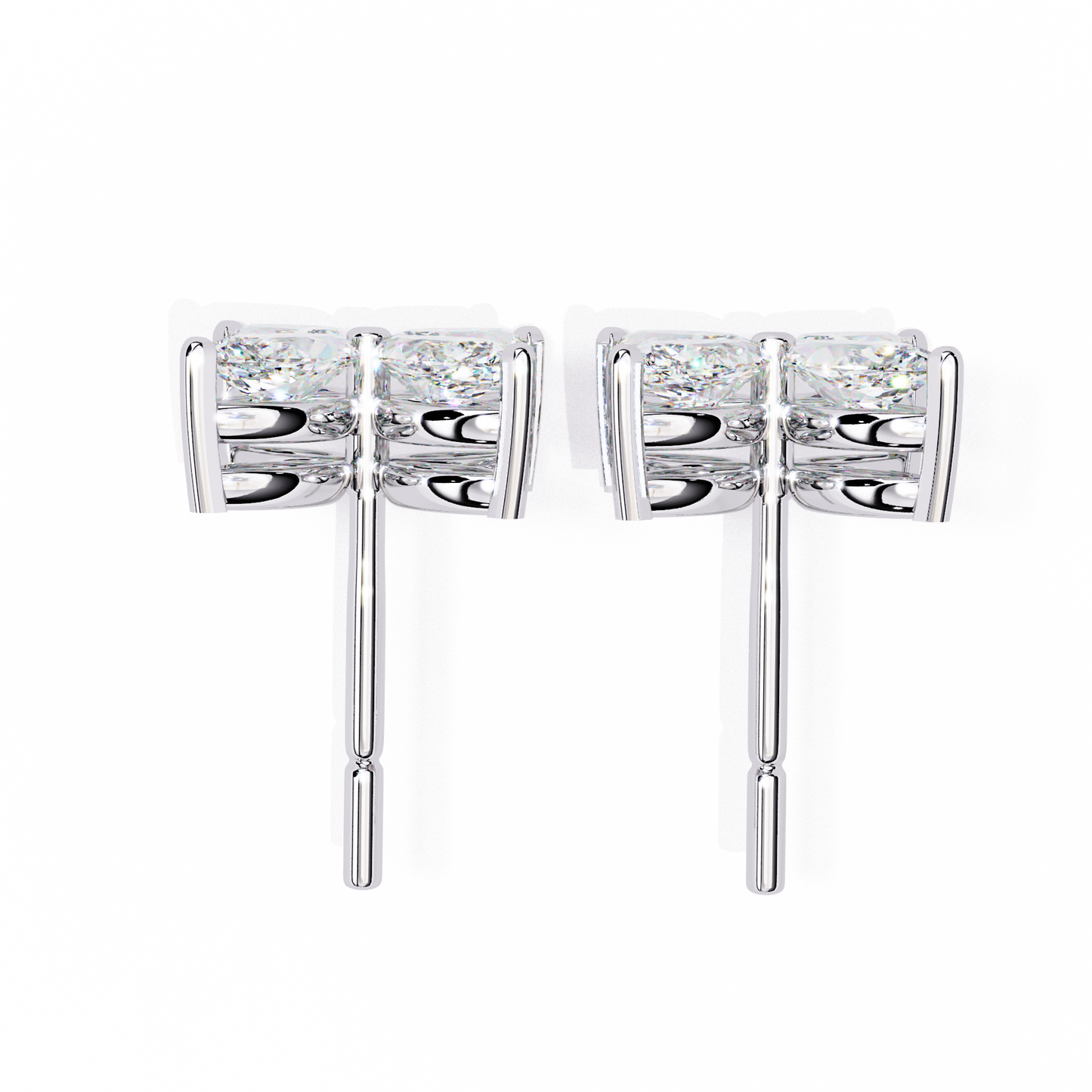 2 Carat Lily Diamond Stud Earrings