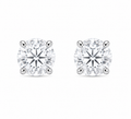 Round-Cut Diamond Solitaire Studs