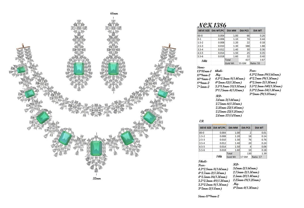 Premium Necklace & Earring Set