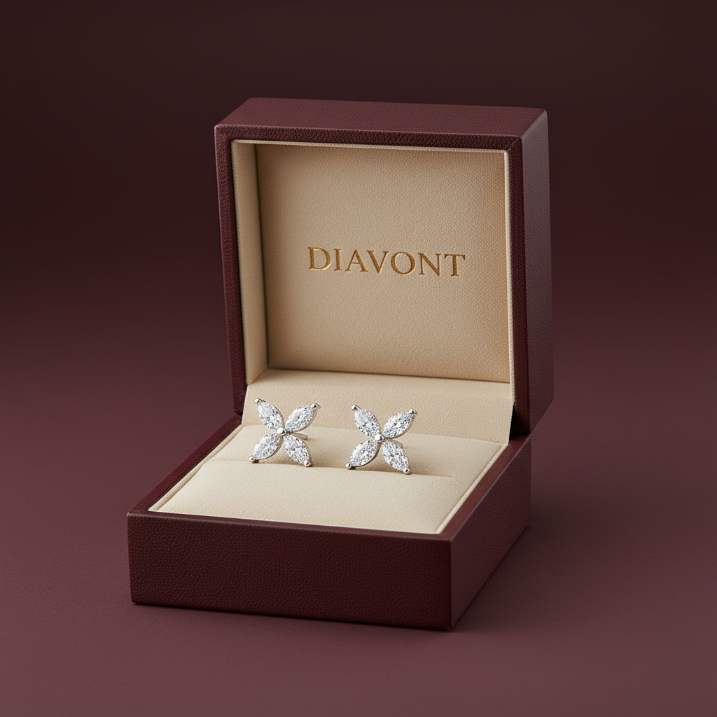 2 Carat Lily Diamond Stud Earrings