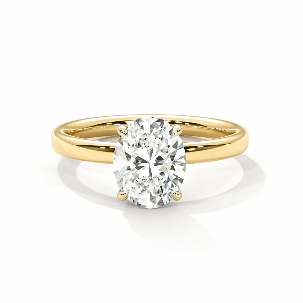 Oval Cut Solitaire Ring