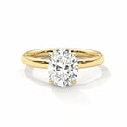 Oval Cut Solitaire Ring
